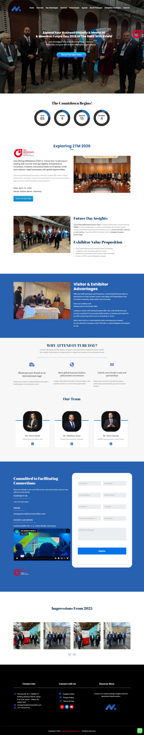 Future Day website Testimonials